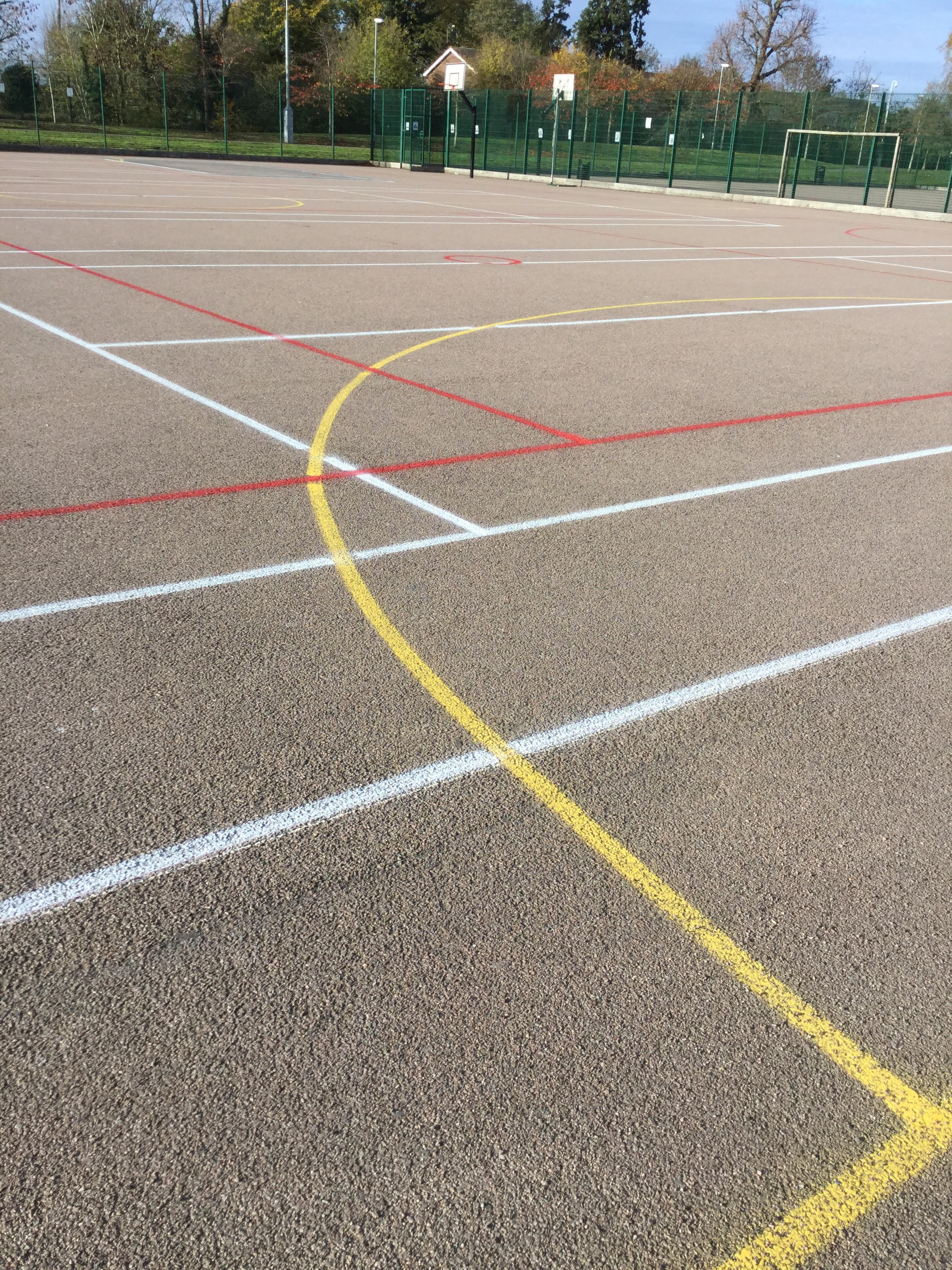 Line marking service for schools